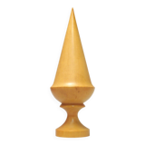 Turned wood obelisk sculpture