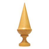Sculpture obélisque en bois tourné
