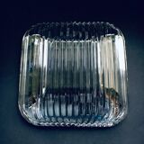 XL Mid-Century Czech Modern Crystal Art Glass Bowl, 1960s