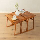 Classic nesting tables from the 1960s, teak, set of 3, Denmark