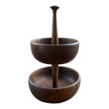 Wooden cocktail dish