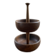 Wooden cocktail dish