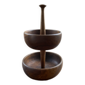 Plat à cocktail en bois