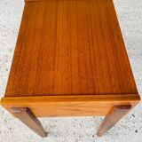 Vintage Scandinavian teak bedside table circa 1960's