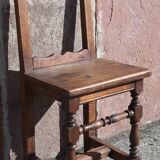 Lorraine chair. (Solid wood, 19th century)