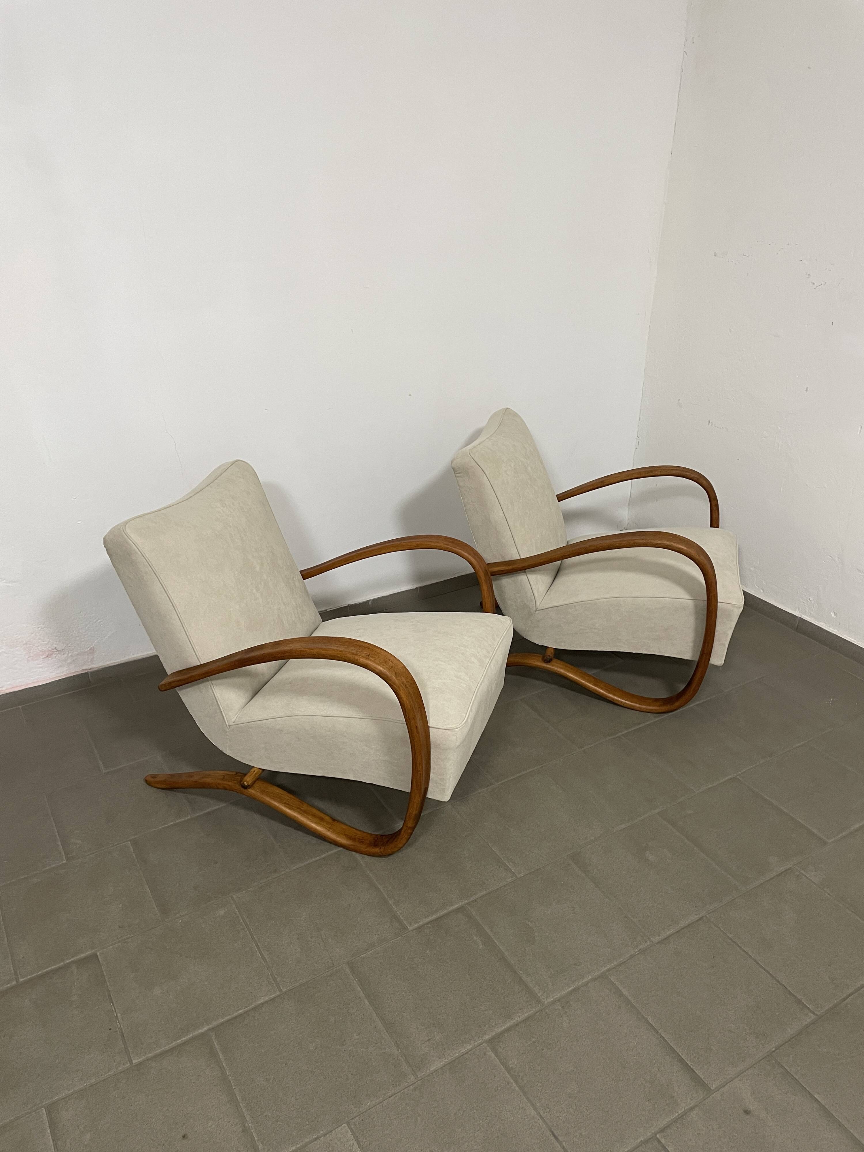 Set of two armchairs Halabala H269