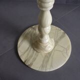 Alabaster pedestal table