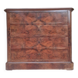 Commode style Louis Philippe en noyer