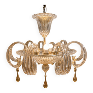 Important lustre Murano - transparent