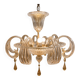 Important lustre Murano in transparent blown glass