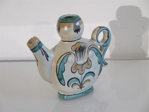 Vase à anse en ceramique de Allan Ebeling pour Bo Fajans 1940