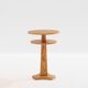 André Arbus table d'appoint en frêne et laiton vers 1940