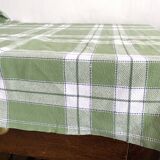 Rectangular checkered tablecloth 140X220