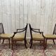 Paire de fauteuils et paire de chaises anglaises
