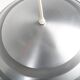 Vintage pendant light with brushed aluminum slats, 1970s