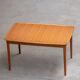 Scandinavian vintage extendable table double extension 1960