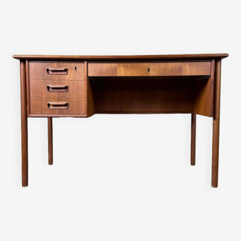 60er 70er Jahre Teak Writing Desk Schreibtisch von Gunnar Nielsen für Tibergaard