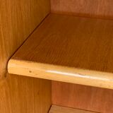 Armoire rotin et pieds compas 1960
