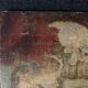 Small old signed painting, scene of cats, oil on panel, 1900