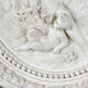 Relief wall panel medallion, allegorical scene, 20th century
