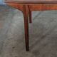 Table scandinave vintage avec rallonges