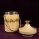 Aldo Tura Mod. 1225D Goatskin Parchment Ice Bucket / Thermos Italy 1970