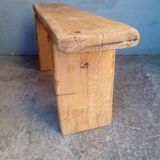 Bench 110 cm old solid wood with patina