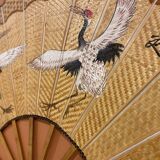 Giant bamboo and cane fan