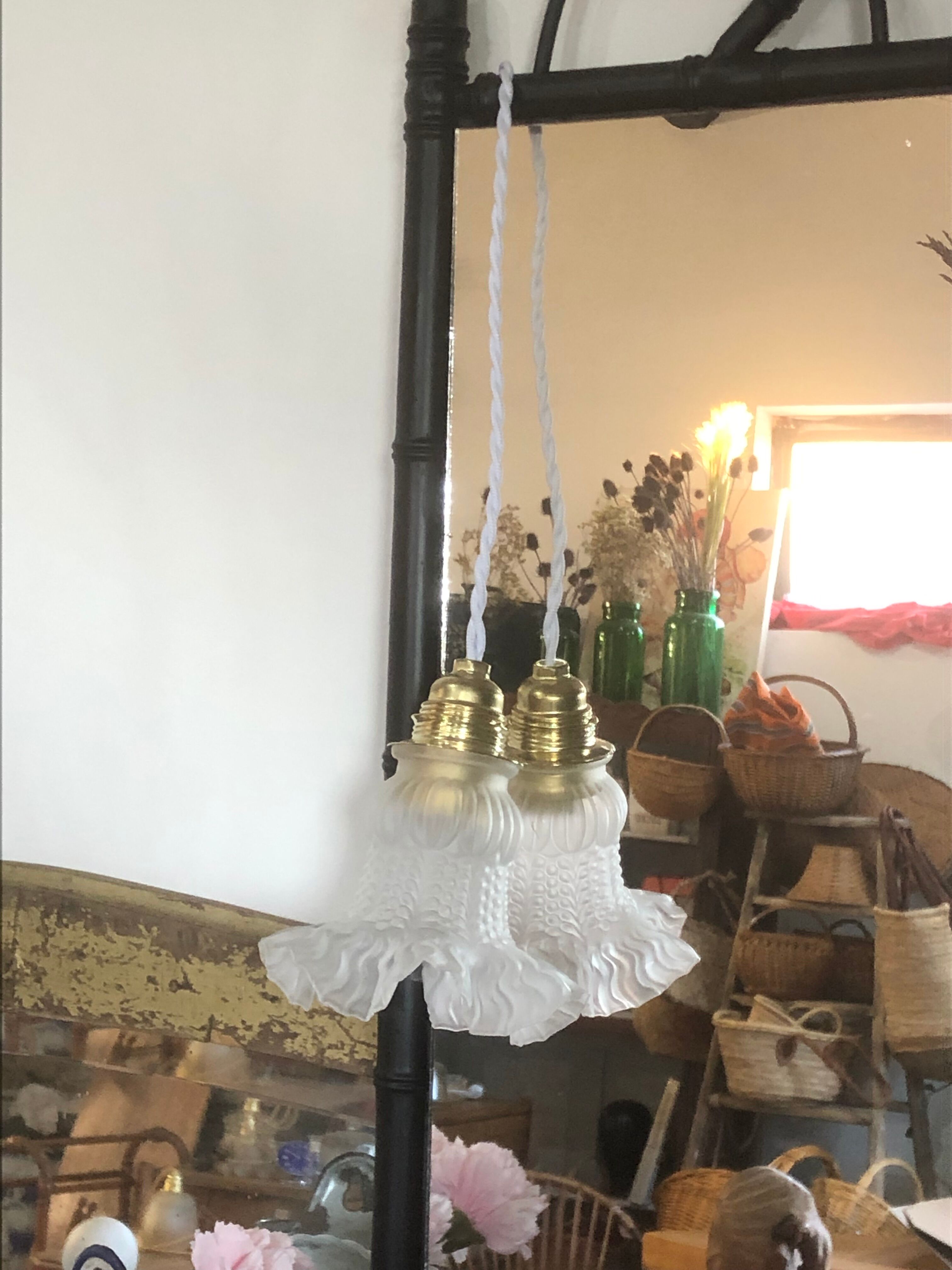 Pair of vintage tulip walkmen