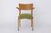 Vintage Armchair 1950s Germany, Beech Wood Chair, Restored & Reupholstered