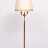 Lampadaire Empire en bronze doré, France, années 1950