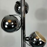 Goffredo Reggiani, three lights chrome chandelier from 70s