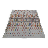 Vintage Turkish kilim, handwoven, 93x100 cm.