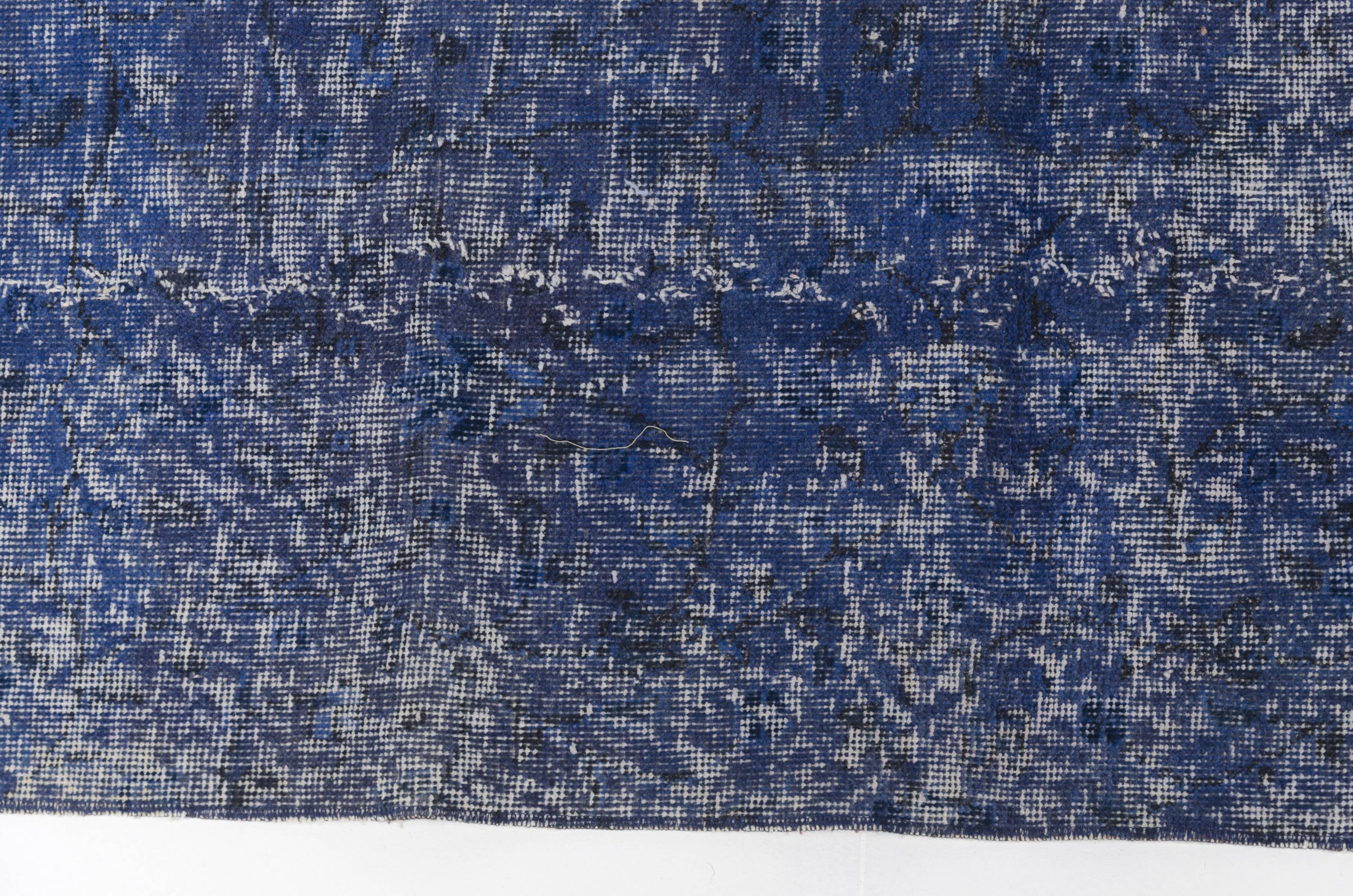 Blue Oushak Runner Rug sku1059