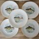 Rare: fish set 11 pieces, Société Française de Porcelaine