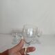 11 antique engraved crystal liqueur glasses