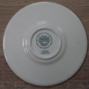 Set of 4 saucers Quality Retired Villeroy & Boch Black/White Anjou Design 4656