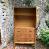 Vintage bookcase shelf