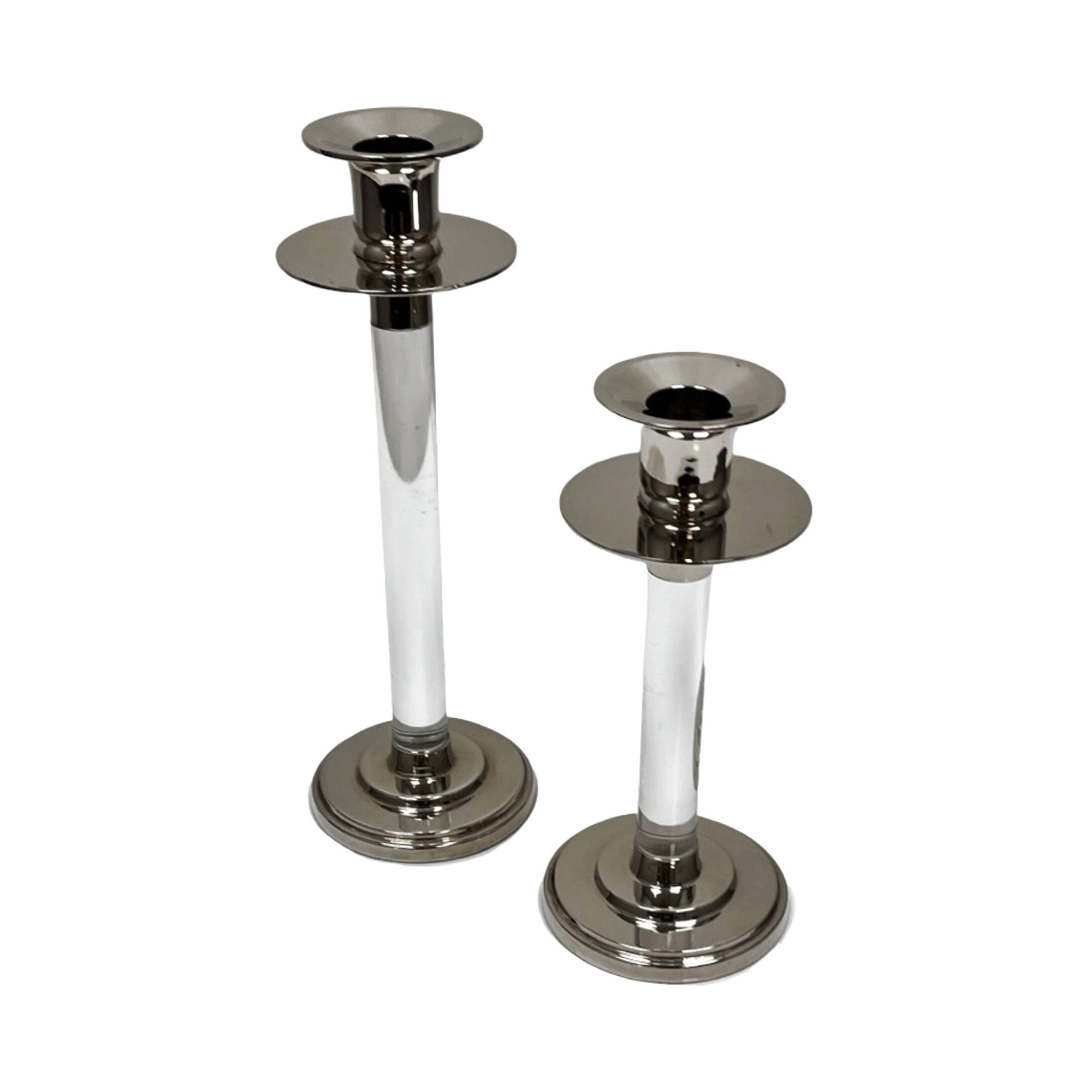 Pair of Svenskt Tenn candlesticks (designed by Estrid Ericson), Sweden 1960