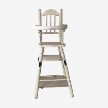 Antique toy - doll high chair