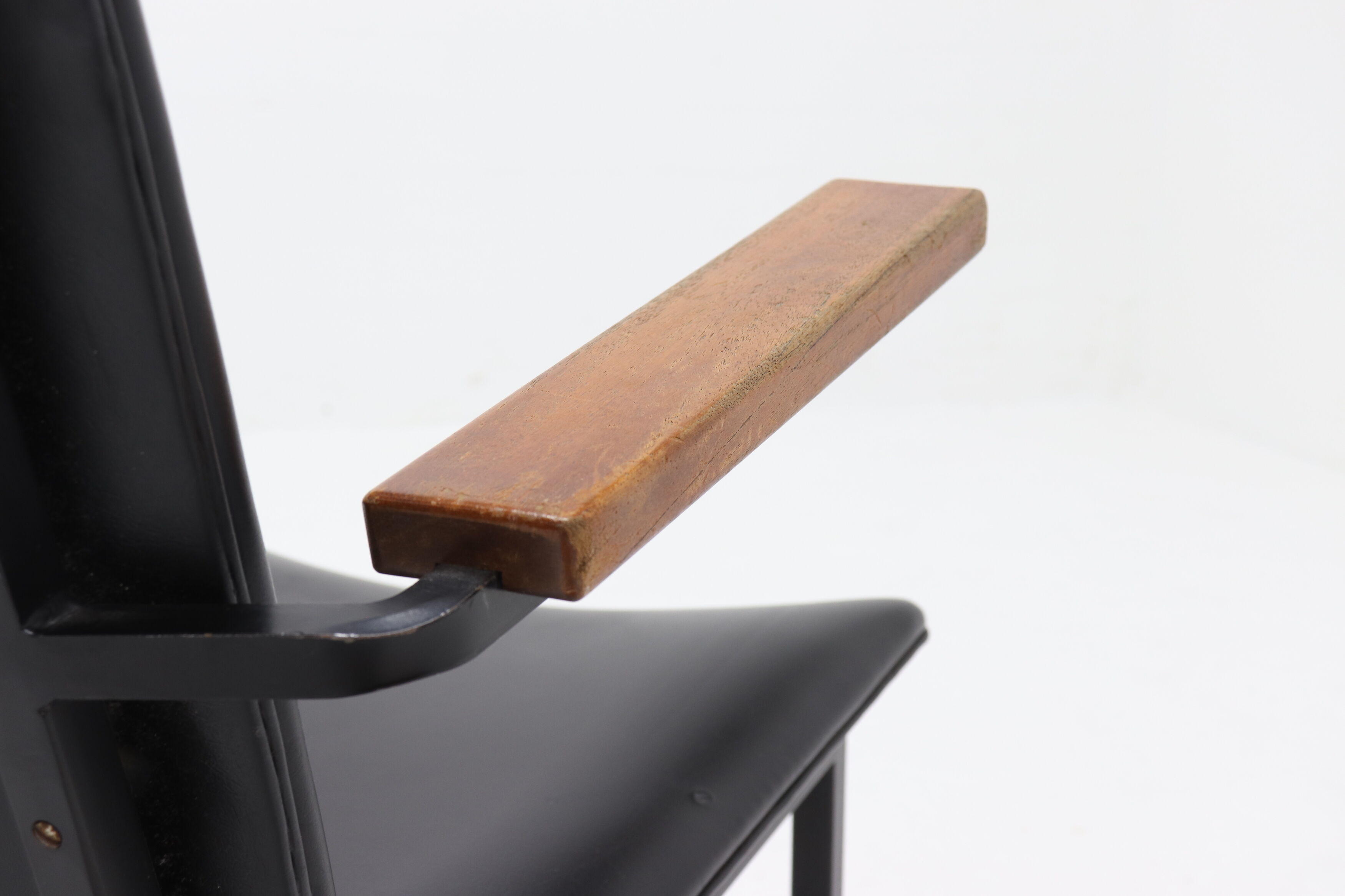 Set of 2 minimalist armchairs dutch design 1960s