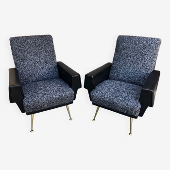 Pair of armchairs 60's