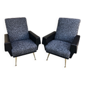 Pair of armchairs 60's