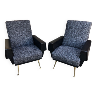 Pair of armchairs 60's