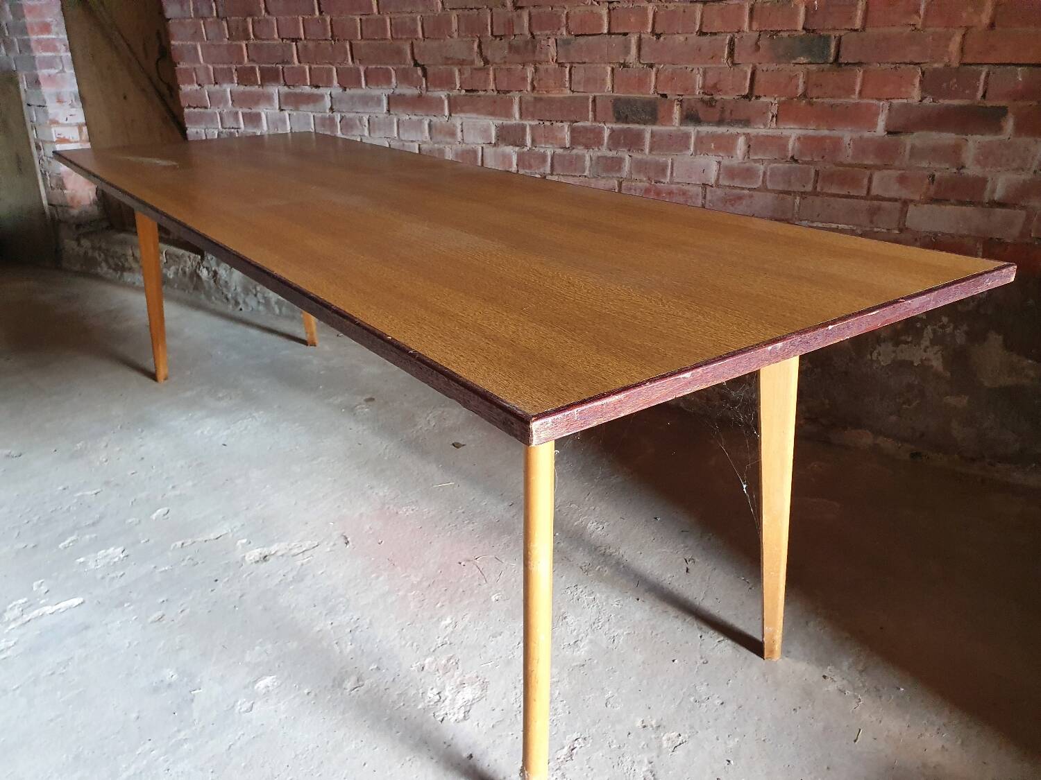 Large vintage bistro table 1970