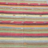 Turkish kilim rug,242x160 cm,myk-1575.