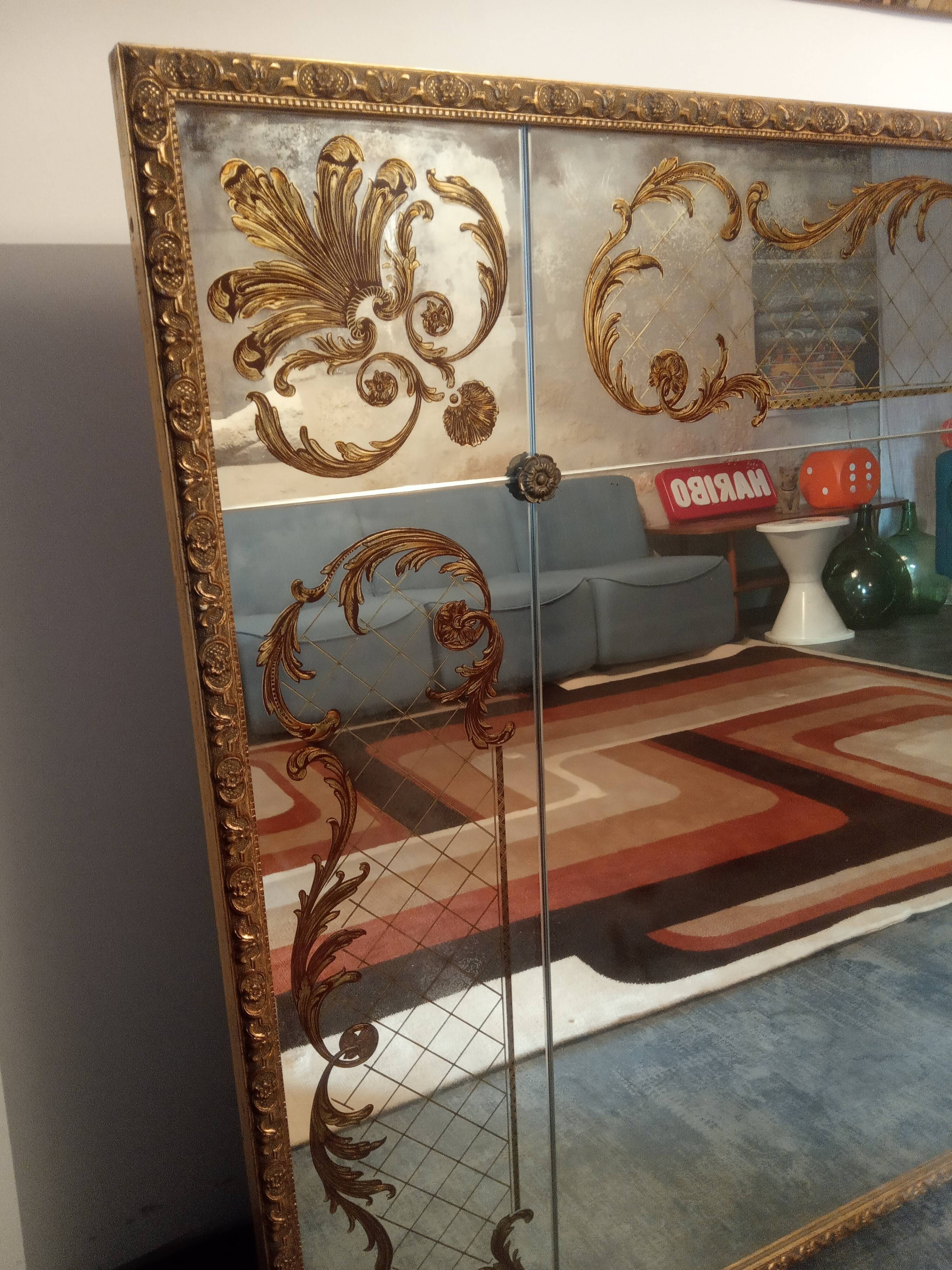 Brasserie Art Deco Mirror 104.5/204cm