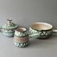 Pots, sucrier en céramique robert picault vallauris