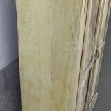 Ancienne armoire garde manger en bois avec portes grillagées