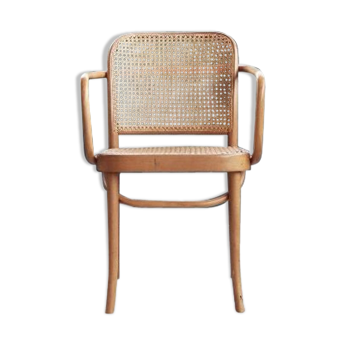 Fauteuil de Prague en bois de hêtre courbé Josef Frank Josef Hoffmann